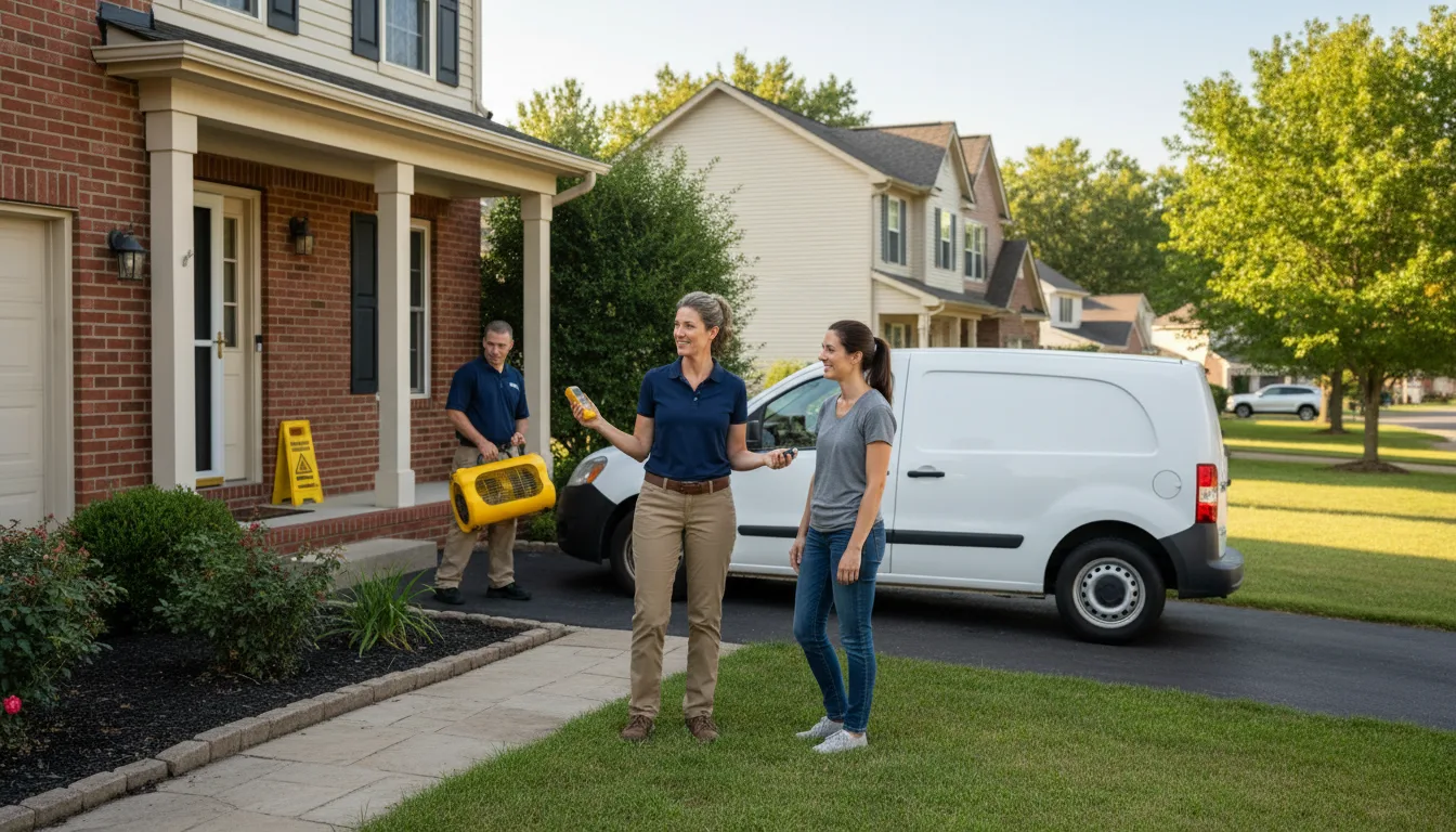 Water restoration image for Home Water Damage Repair in La Vernia, TX